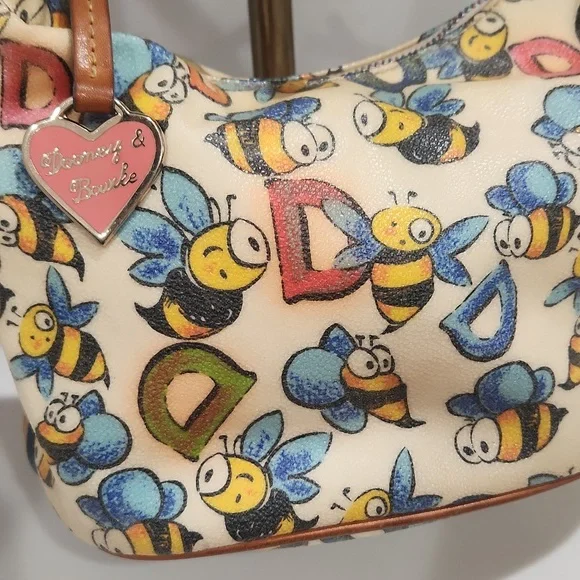 Dooney & Bourke Bees Rainbow zipper